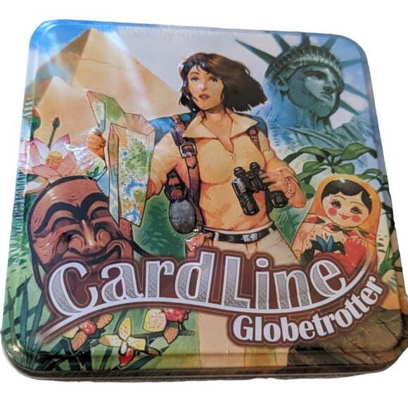 CardLine Globetrotter Educational Geography Card Game Asmodee Games NEW - Picture 1 of 5